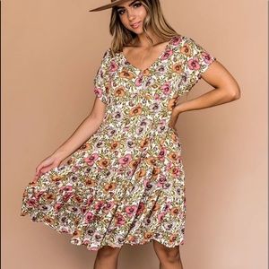 Floral Skater Dress